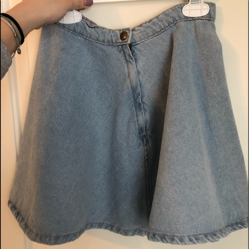 American Apparel jean skirt